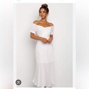 Oralie Petal and Pup White Dress